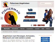 Tablet Screenshot of fisherman-angelreisen.de